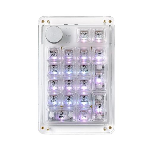 KIIBOOMPHANTOM21ゲーミングキーボードホットスワップ対応クリスタルテンキーBT5.0/2.4GHZ/USB-CトリプルモードNKROプログラマブルテンキーノブ付き南向きRGB KIIBOOMPHANTOM21ゲーミングキーボードホットスワップ対応クリスタルテンキーBT5.0/2.4GHZ/USB-CトリプルモードNKROプログラマブルテンキーノブ付き南向きRGB
