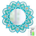 SALUDABLEダイヤモンドアートキット鏡ビーズアート工作手芸大人手作り初心者(DJZ005)