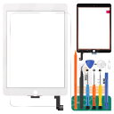 SRJTEKForiPadAir2第二世代9.7インチタッチパネル交換A1566A1567画面修理フロントパネル交換タッチデジタイザー修理ガラス修理部品(液晶ディスプレイなし)ホワイト