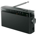 ソニーハンディーポータブルラジオICF-306:FM/AM/ワイドFM対応ブラックICF-306B