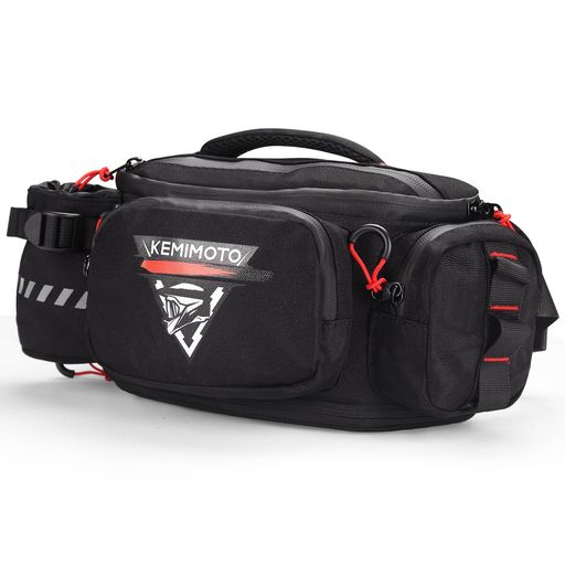 KEMIMOTOバイクウエストバッグアウトドア5L大容量ヒップバッグ仕分ポケット内蔵ウエストポーチドリンク..