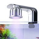 FEDOUR14cm5Wクリップ水槽LEDライト、タイマー付き調節可能な小型水槽ランプ、3色切り替え可能、5V低圧USBライト、小型水槽照明/水草育成/観賞魚に最適