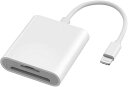 【2023MFI認証品】IPHONESDカードリーダー2IN1TFSDカードカメラリーダーIPHONE/IPADに適用設定不要双方向高速データ転送写真/ビデオ/動画/WORD/EXCLE/PPT/PDF読み込み変換アダプター(2)