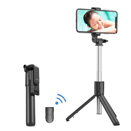 自撮り棒三脚Bluetoothリモコン付きミニ軽量セルカ棒スマホカメラスタンドiPhoneAndroid対応6段階伸縮最大70cm360度回転折りたたみセルフィー/撮影録画/生放送/動画鑑賞に最適 自撮り棒三脚Bluetoothリモコン付きミニ軽量セルカ棒スマホカメラスタンドiPhoneAndroid対応6段階伸縮最大70cm360度回転折りたたみセルフィー/撮影録画/生放送/動画鑑賞に最適