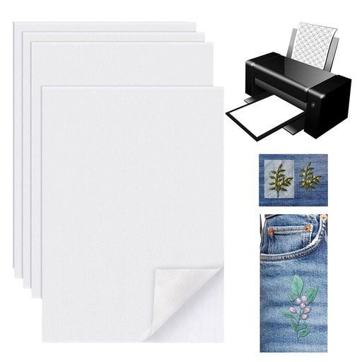 サムコス刺繍シート粘着刺しゅう用A4紙水溶性シート印刷可能な刺繍紙刺繍に適したパターンを印刷し使い..