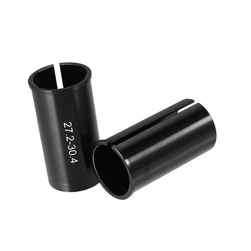 BULLSPANNシートポスト自転車チューブアダプター27.2mmから30.4mmサイズ変換用マウンテンバイクロードバイクサドルポスト黒2個入り