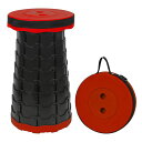 折りたたみ椅子アウトドアチェア伸縮式チェア折り畳み椅子一秒開閉軽量コンパクト高度調節可能耐荷重200kgアウトドアキャンプ釣り旅行室内屋外用レッドANJIA