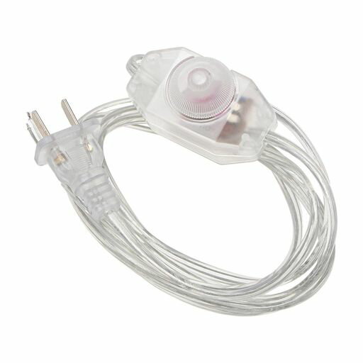 Rebower回転式電源線スイッチ電源線ランプ調光器閉鎖式プラグスイッチワイヤ付きフロアランプ用AC250V..