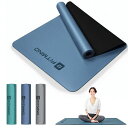 FITMINDヨガマットPU素材(青)