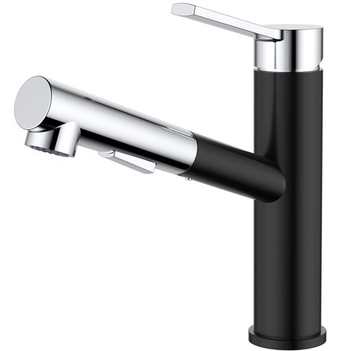 DAYONEキッチン蛇口SUS304ステンレス製引き出し式混合水栓50cm伸縮ハンドシャワー2種類の水流モードス..