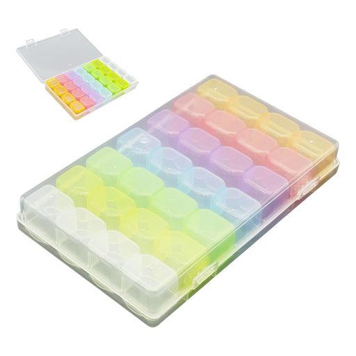 Mitoland分割小物ケースPP製ネイルケースビーズ入れ小物入れ釣りフックイヤリングケースツールケース手..