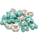 10個編み針ストッパーポイントプロテクター編み物アクセサリー&用品編み物ツール編み物スターターキット初心者編み物ギフト用(BEAR+SHEEPSIZE6-11)
