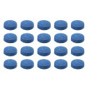 MMETERXITY50個プールキューのヒントビリヤードキュー交換用チップ耐摩耗性プールキュー用スヌーカー用10mm直径ブルー
