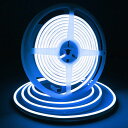 イドミせLEDテープ12Vledネオンライト5m120LEDs/mコネクター付属高輝度防水調光可能切断可能間接照明装飾用(ブルー)