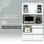 キッチンボード 食器棚 W990 × D460 × H1810 mm 100オープンダイニング 100cm幅 食器家電収納 ジェリー