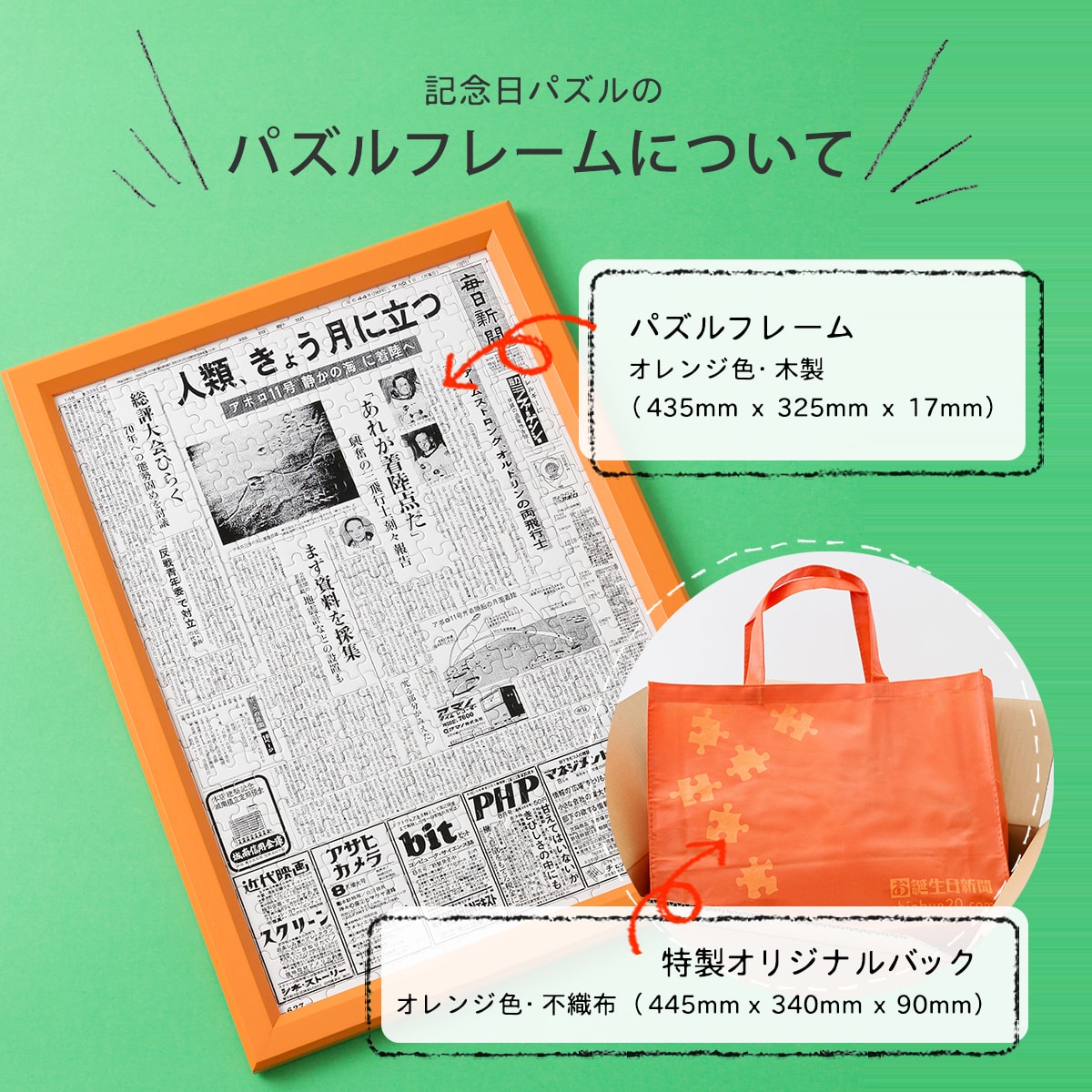 数量限定 21お誕生日新聞 誕生日 プレゼント 80代 90代 100歳 19年 1940年生まれ 男性 女性 誕生日 新聞 パズル フレーム メッセージカード ルーペ 付き お誕生日新聞 店