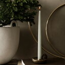 ferm LIVING ディップ キャンドル 2本セット / セージ | ファームリビング クリスマス 蝋燭 北欧 雑貨 サンタ デンマーク テーブルコーディネート クリスマスパーティー