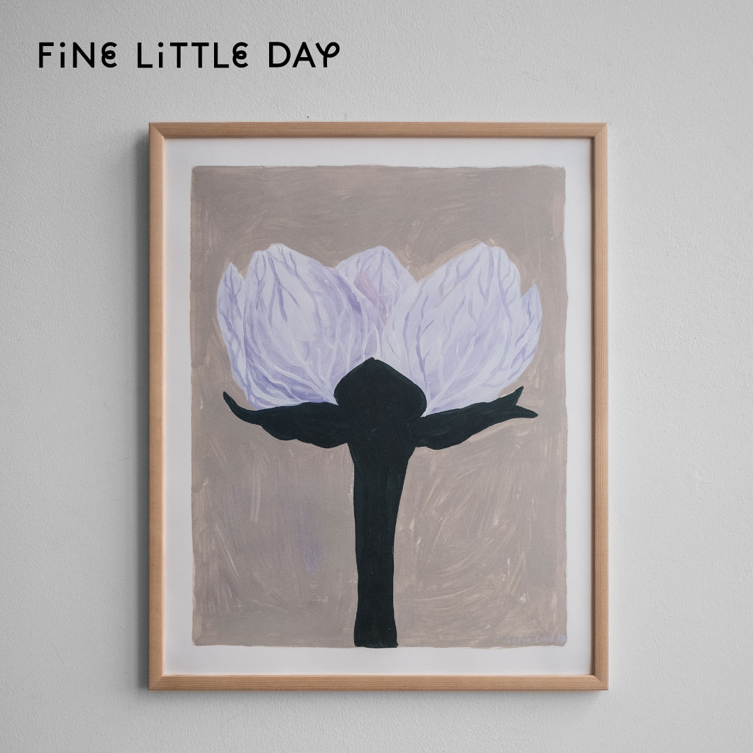 Fine Little Day ポスター SOFIA LIND SPECIAL ARTIST EDITION, SLATTERBLOMMA (40×50cm) ファインリトルデイ アートプリント 北欧 スウェーデン 北欧インテリア おしゃれ かわいい シンプル 緑