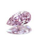 天然ピンクダイヤモンド　0.091ct　FANCY LIGHT PURPLISH PINK　SI-1　ルース　ペアシェイプ[CGL]