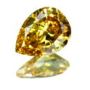 0.340ct　FANCY　INTENSE　ORANGE　YELLOW　SI−1イエローダイヤモンドルース※AGTソーティング付き