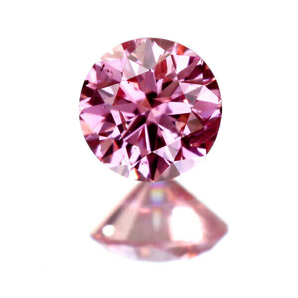 0.111ct　Fancy VIVID Purplish Pink I1　ピンクダイヤモンドルース※中央宝石研究所ソーティングシート付【送料無料】
