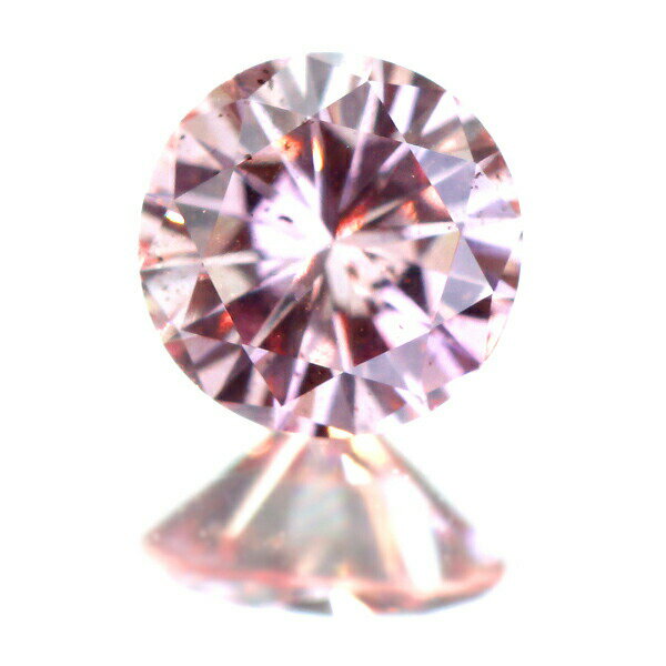 0.180ct　FANCY PURPLISH PINK SI2 ピンクダイヤモンドルース※中央宝石研究所ソーティングシート付【送料無料】