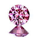 ピンクダイヤモンドルース0.082ct FANCY INTENSE PURPLISH PINK VS2※AGTソーティングシート付【送料無料】