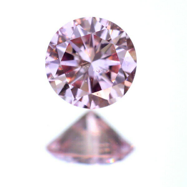 【グレードなしのため特別価格】0.060ctピンクダイヤモンドルース　所見FANCY PURPLISH PINK