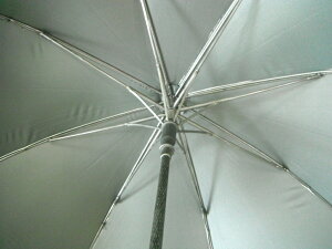 【新品】【即納】晴雨兼用 ゴルフ用傘 アンブレラ 手開き式 シルバー 無地65cm 【同梱不可】通販格安セール情報 楽天 通販