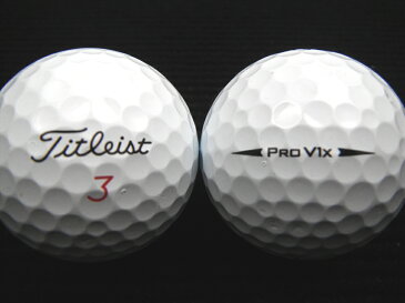 ランク2 高品質ロスト タイトリスト Pro V1X 17年モデル ホワイト 【あす楽対応_近畿】【中古】