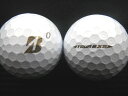 ランク2 BRIDGESTON GOLF ブリヂストンゴルフ TOUR B XS 17年モデル Bマーク パールホワイト ゴルフボール ロストボール【あす楽対応_近畿】【中古】