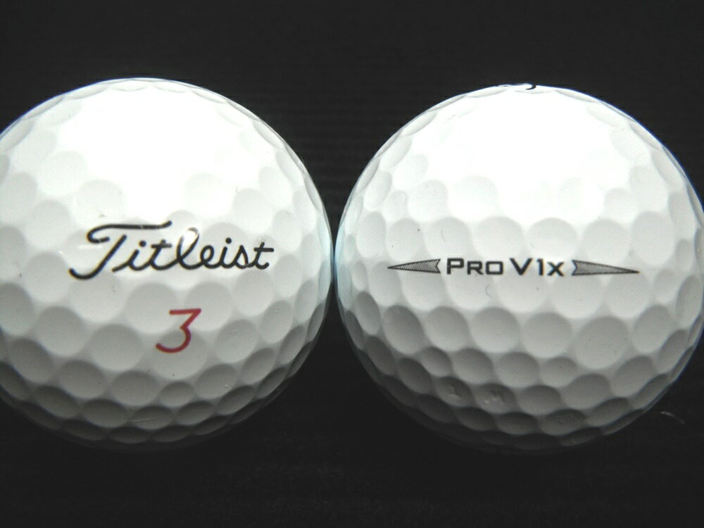 タイトリスト Pro V1X 19年モデル ホワイト 【あす楽対応_近畿】【中古】