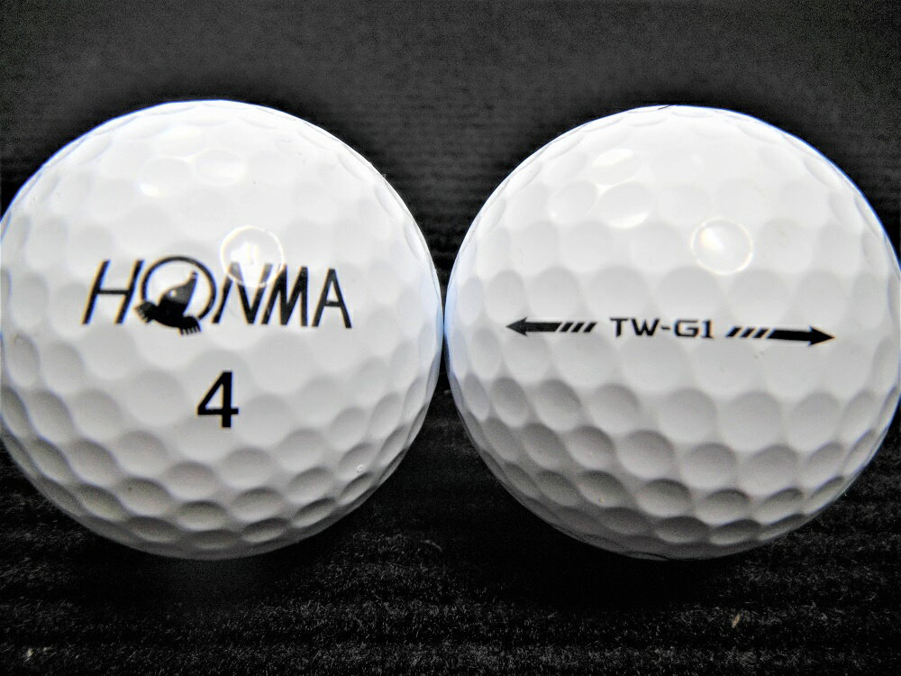 ランク1 特選ロスト HONMA ホンマ TW−G1 17年モデル ホワイト 中古 ゴルフボール ロストボール カラーボールあす楽対応