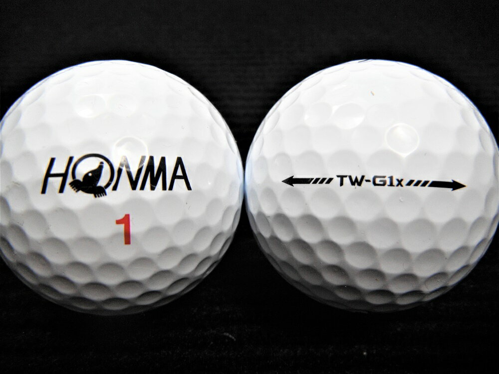ランク1 特選ロスト HONMA ホンマ TW−G1x 17年モデル ホワイト 中古 ゴルフボール ロストボール カラーボールあす楽対応
