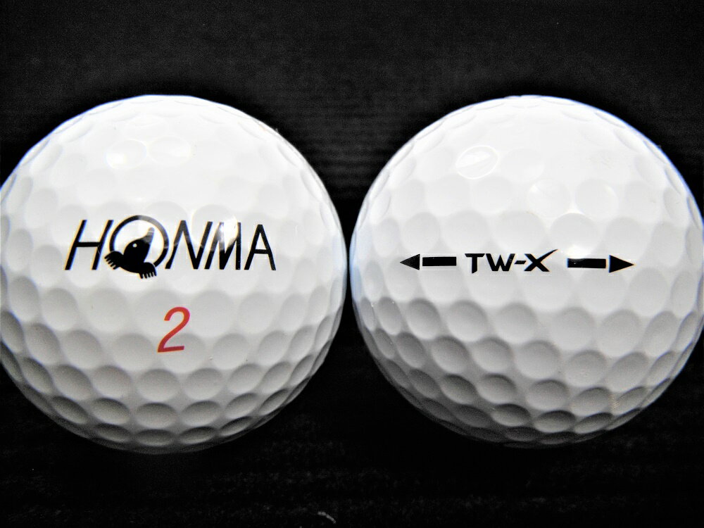 ランク1 特選ロスト HONMA ホンマ TW−X 18年モデル ホワイト 中古 ゴルフボール ロストボール カラーボールあす楽対応