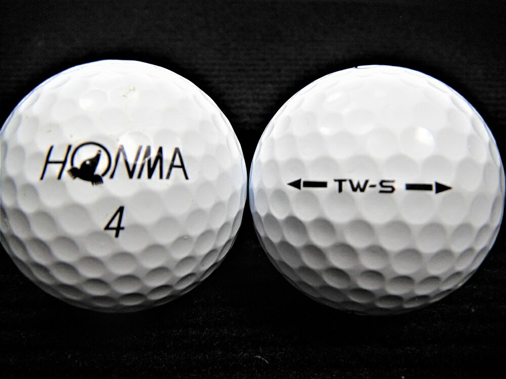 ランク1 特選ロスト HONMA ホンマ TW−S 19年モデル ホワイト 中古 ゴルフボール ロストボール カラーボールあす楽対応