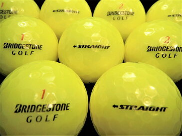 BRIDGESTON GOLF ブリヂストンゴルフ SUPER STRAIGHT 17年モデル イエロー 20P 送料無料 ゴルフボール　ロストボール【あす楽対応_近畿】【中古】