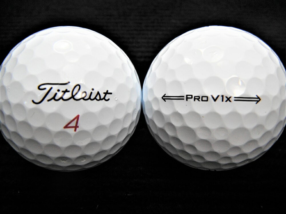 ランク2 高品質ロスト タイトリスト Pro V1X 21年モデル ホワイト 【あす楽対応_近畿】【中古】