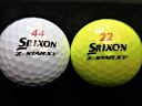 ランク2 高品質ロスト SRIXON Z−STAR XV　DIVIDE21年モデル イエロー/ホワイト 