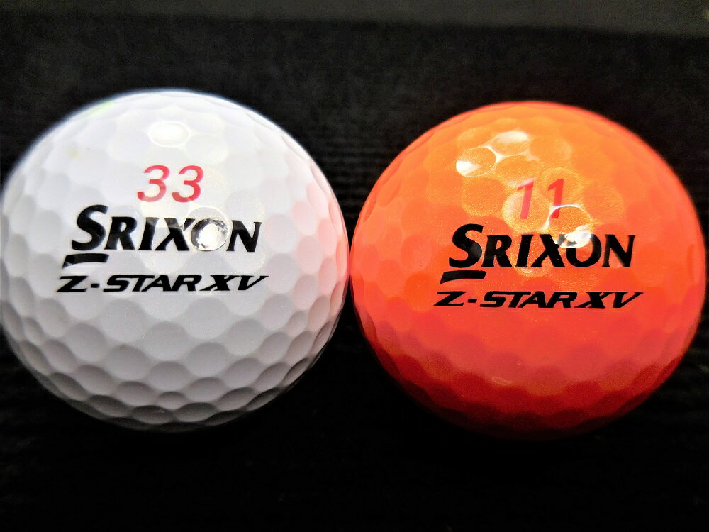 ランク1 特選ロスト SRIXON Z−STAR XV DIVIDE21年モデル オレンジ/ホワイト 【あす楽対応_近畿】【中古】