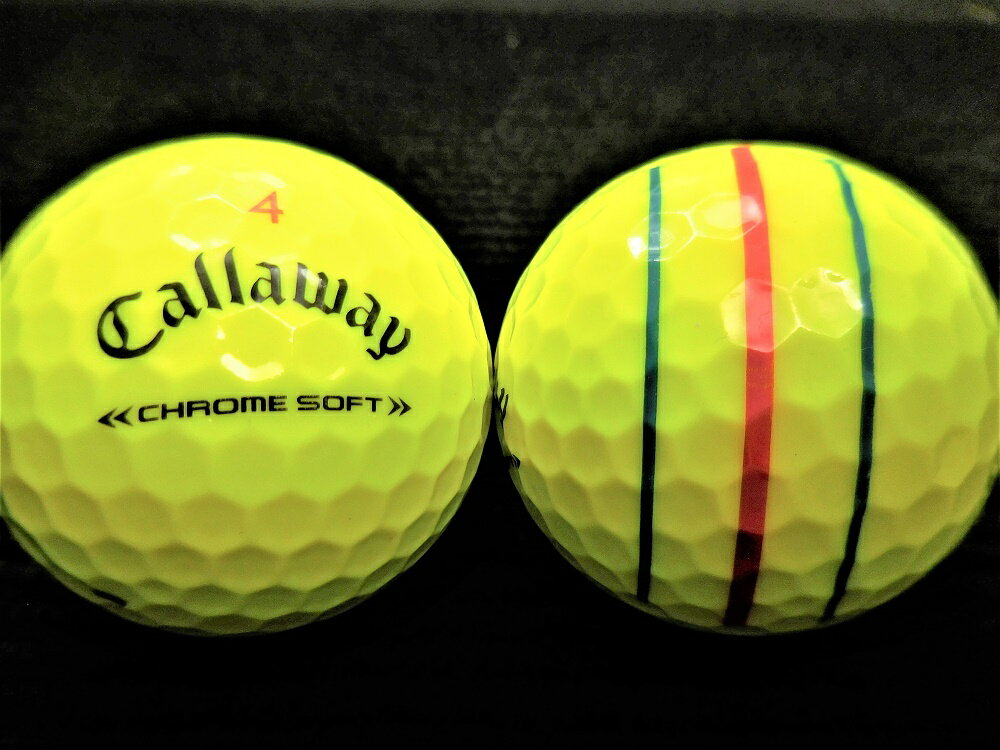 ランク1 Callaway キャロウェイ CHROME SOFT 22年モデル トリプル・トラック イエロー 【あす楽対応_近畿】【中古】