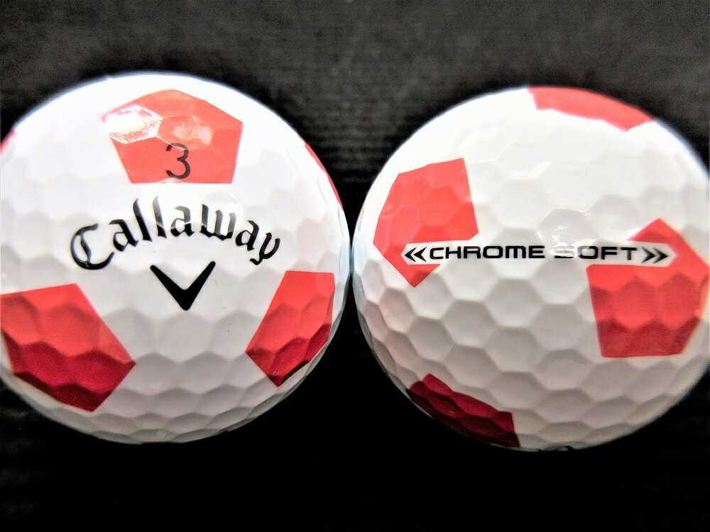 ランク2 Callaway キャロウェイ CHROME SOFT 22年モデル TRUVIS ホワイト×レッド 【あす楽対応_近畿】【中古】 1