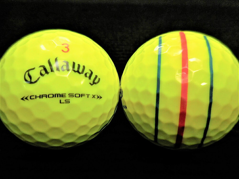 ランク2 Callaway キャロウェイ CHROME SOFT X LS 22年モデル トリプル・トラック イエロー 