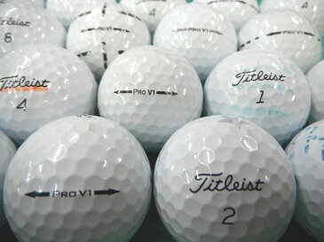 【送料無料】 訳あり激安品! タイトリスト Pro V1 or V1X シリーズ 07年〜21年モデル混合 50P 【ロストボール】【ゴルフボール】【あす楽対応_近畿】【中古】