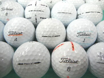 【送料無料】 訳あり激安品! タイトリスト Pro V1 or V1X シリーズ 07年〜21年モデル混合 50P 【ロストボール】【ゴルフボール】【あす楽対応_近畿】【中古】