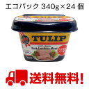チューリップ【うす塩・340g】プラスチックタイプ×24個セット 全国送料無料
