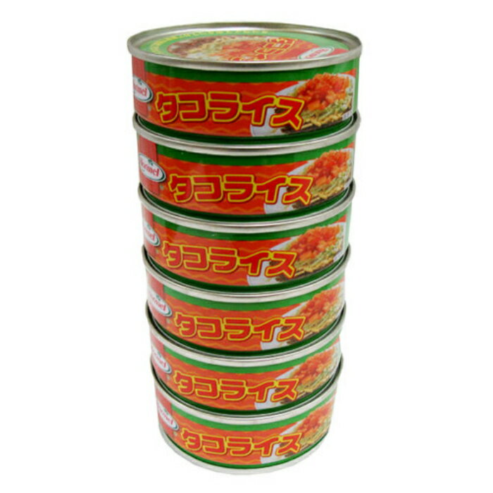 タコライス缶(70g×6缶セット) タコライスやタコスが、ご家庭で簡単に作れるタコスミートです。
