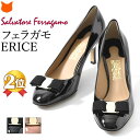 パンプス エナメル ラウンド salvatore ferragamo フェラガモ ブランド 黒 ベージュ ELICE 正規品 革 痛くない 7センチ 7cm ヒール ミドルヒール リボン パンプス ブラック フォーマル ハイヒール 靴 レディース 大きいサイズ 25cm 26cm 冠婚葬祭 結婚式 パーティ 入学式