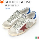 ゴールデングース メンズ スニーカー Superstar スーパースター Golden Goose メッシュ レザー おしゃれ 厚底 ホワイト 白 イタリア製 ブランド ラグジュアリースニーカー 春 夏 秋 ハンドメイド 歩きやすい 通気性 大きいサイズ 28cm 28.5cm 29cm 白スニーカー