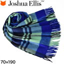 カシミヤ ストール 大判 厚手 タータンチェック カシミア 100% カシミヤストール ブランド ジョシュアエリス joshua ellis カシミアストール ...